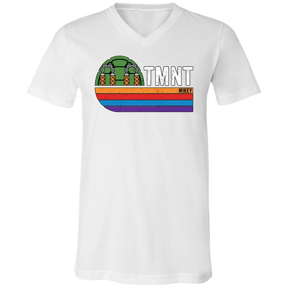Unisex V-Neck T-Shirt - D3WBKVT1 - White - 16
