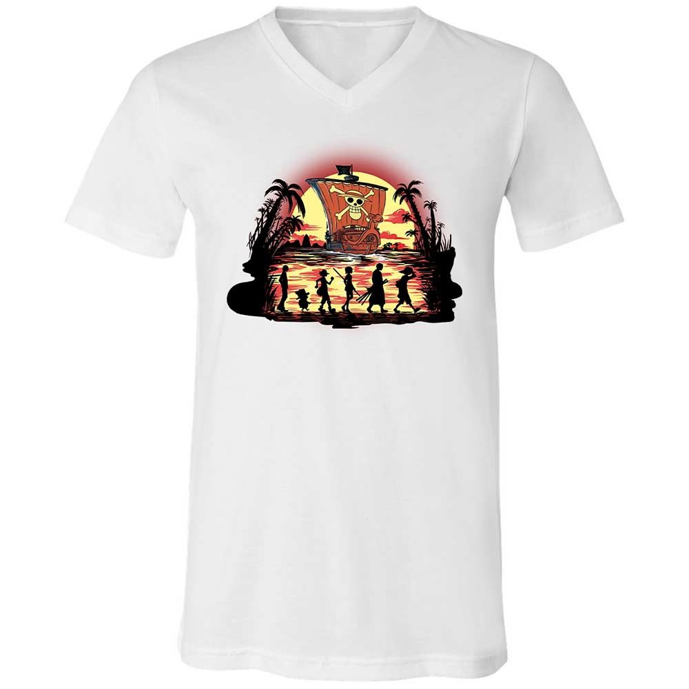 Unisex V-Neck T-Shirt - 94GAHYGS - White - 16