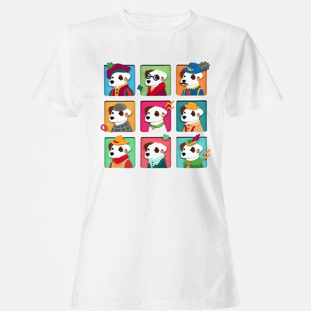 Women's T-Shirt - 916FX9DK - White - 16