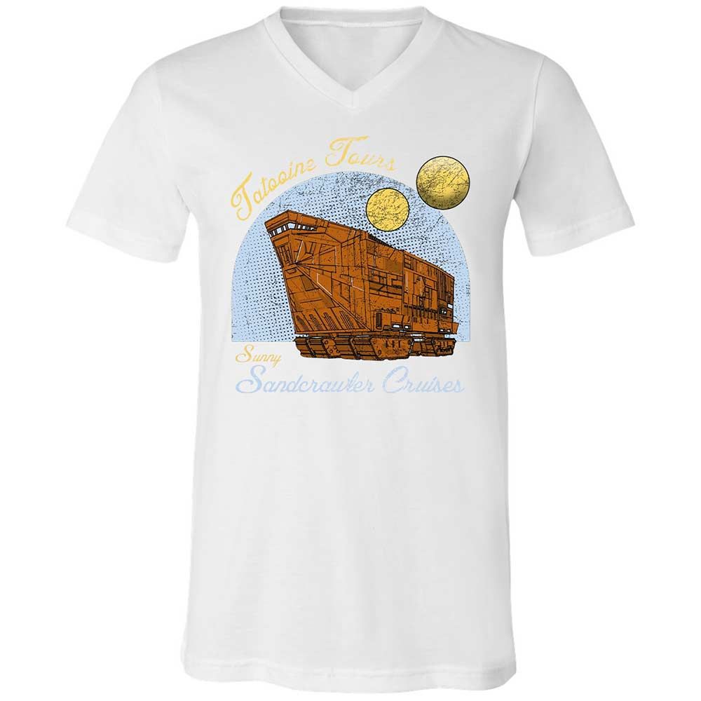 Unisex V-Neck T-Shirt - M2UJ2328 - White - 16