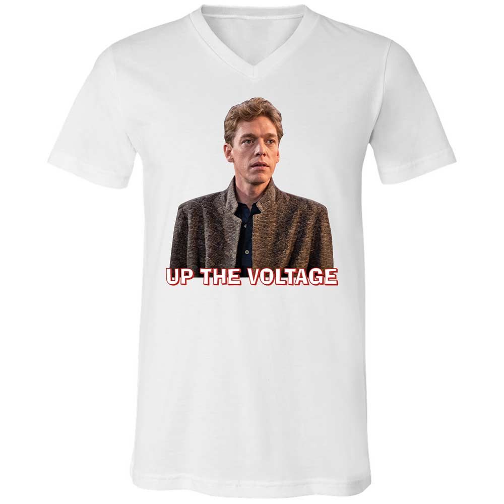 Unisex V-Neck T-Shirt - GU13KH3U - White - 16