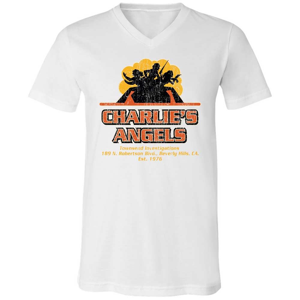 Unisex V-Neck T-Shirt - LRLC1GB7 - White - 16