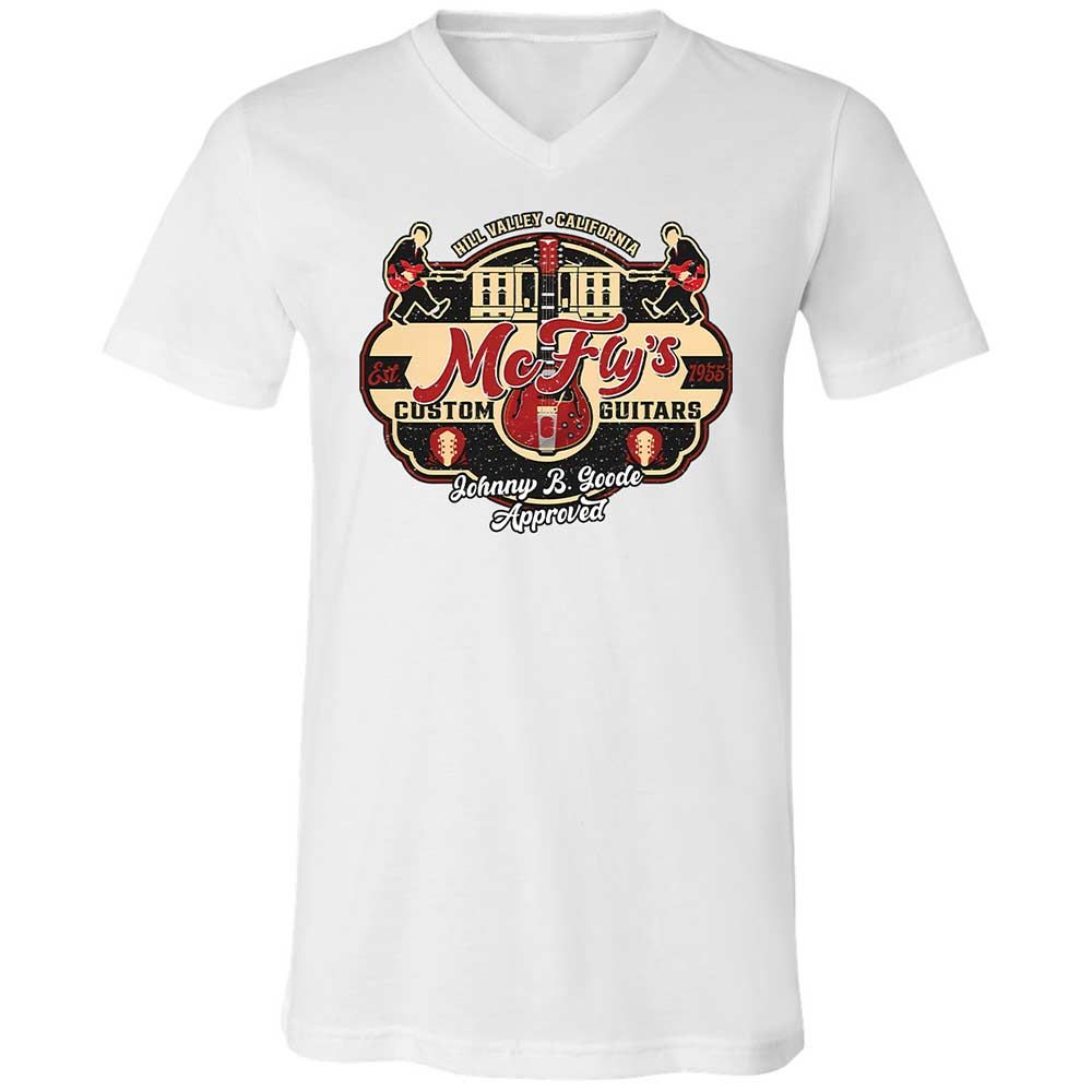 Unisex V-Neck T-Shirt - FNUBWPXR - White - 16