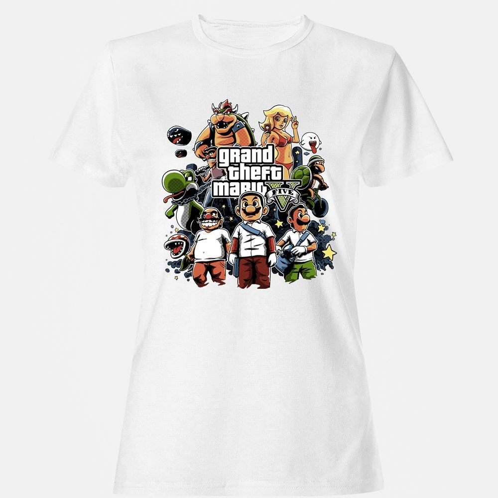 Women's T-Shirt - 456CRG4P - White - 16