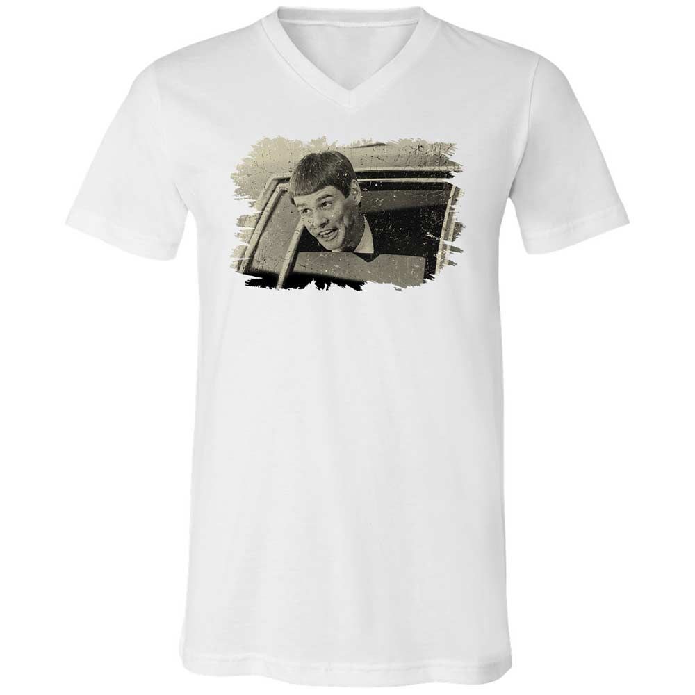 Unisex V-Neck T-Shirt - RSYFSQ8N - White - 16