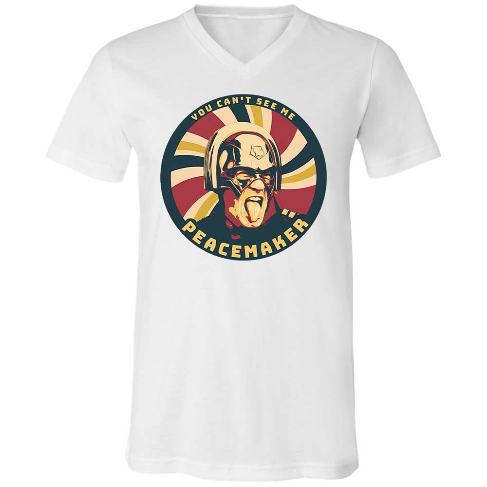 Unisex V-Neck T-Shirt - L3VE94GB - White - 16