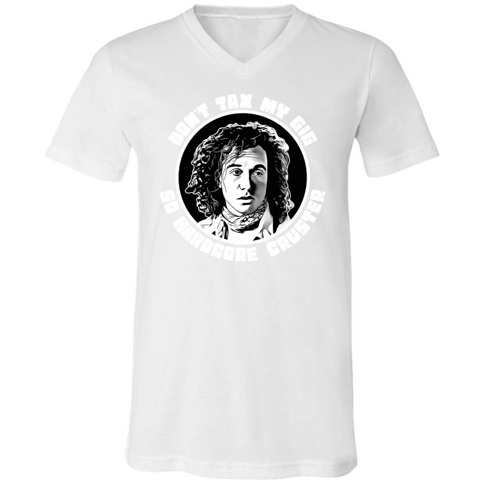 Unisex V-Neck T-Shirt - 5F8L6DXV - White - 16