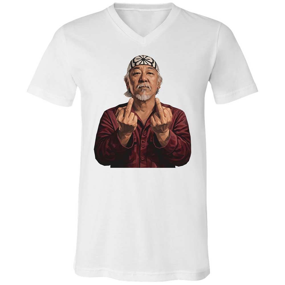 Unisex V-Neck T-Shirt - JS1MAWGU - White - 16