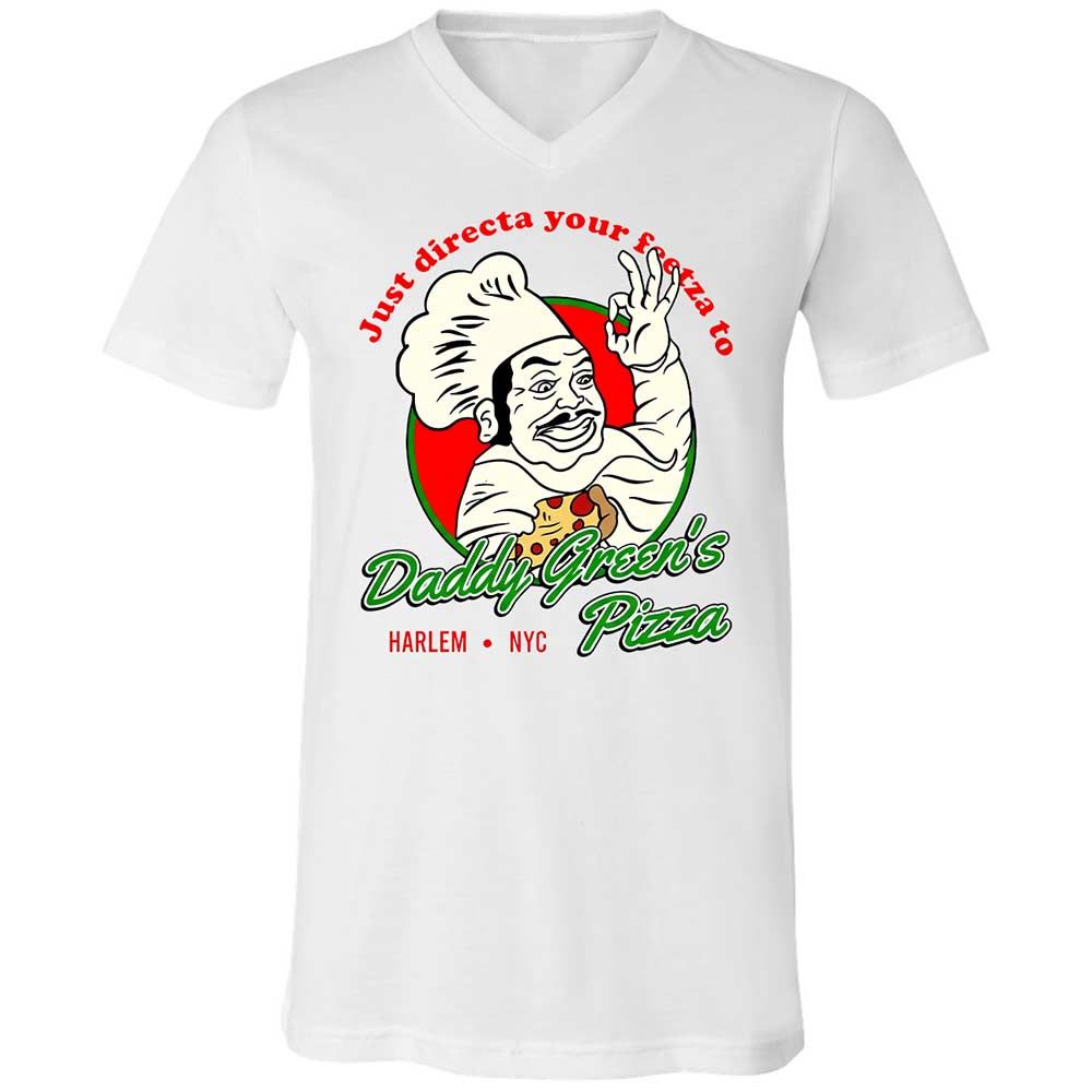 Unisex V-Neck T-Shirt - 7AY1BGVG - White - 16