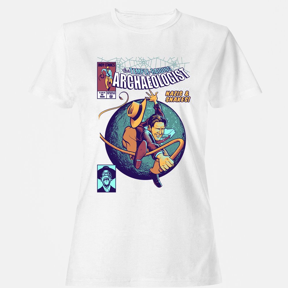Women's T-Shirt - T7MQZX6J - White - 16