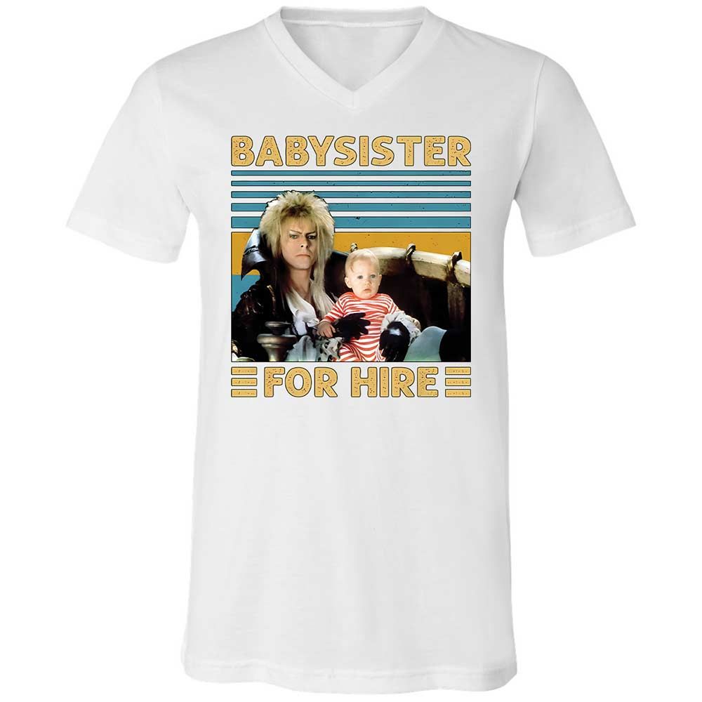 Unisex V-Neck T-Shirt - LZJPYWPX - White - 16