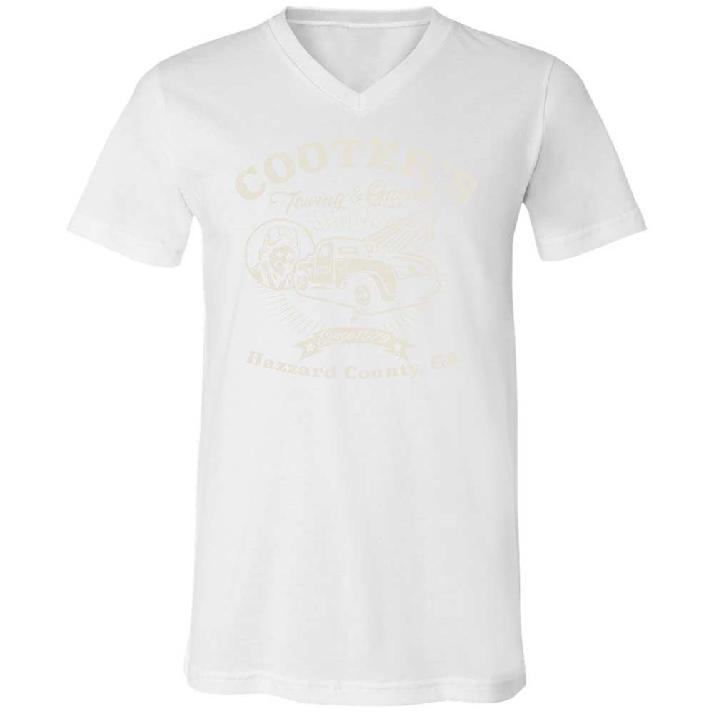 Unisex V-Neck T-Shirt - 6DJLME9A - White - 16