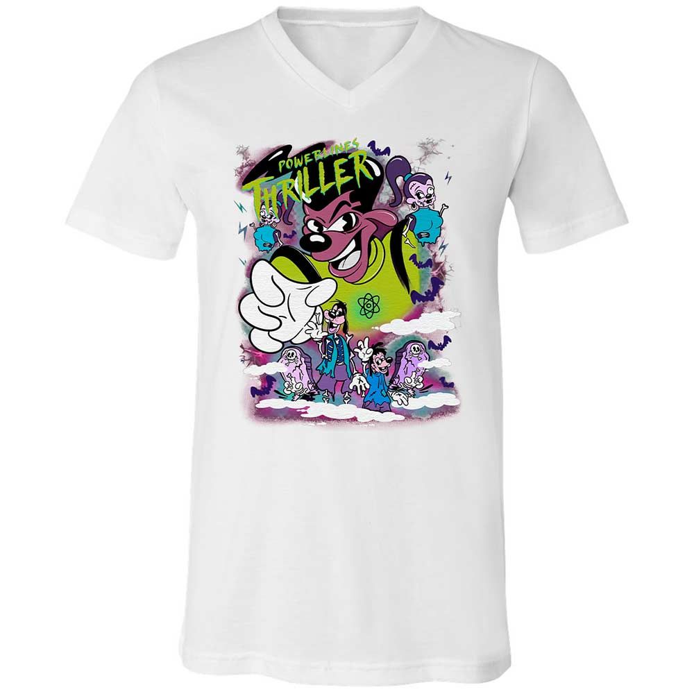 Vintage Pop Cartoon Horror Mashup - White - 16