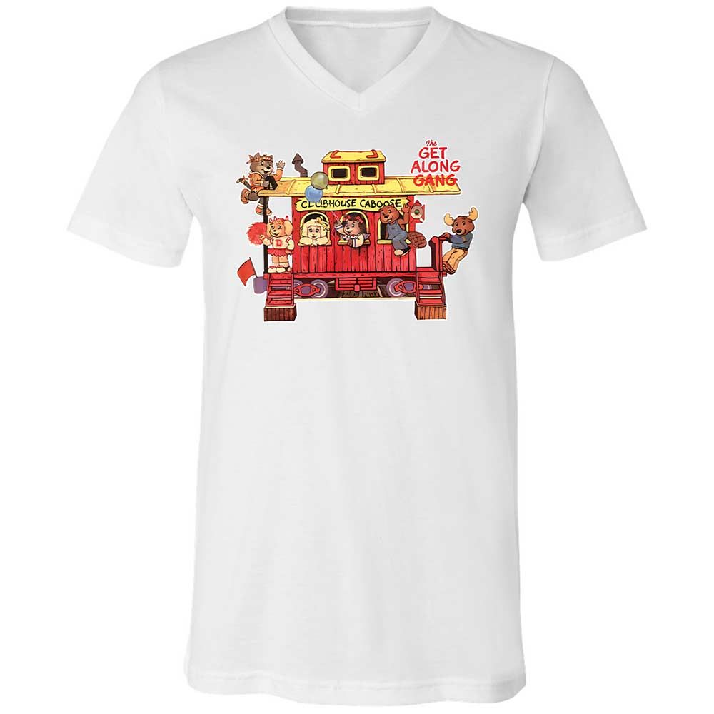 Unisex V-Neck T-Shirt - 74U9P9J7 - White - 16