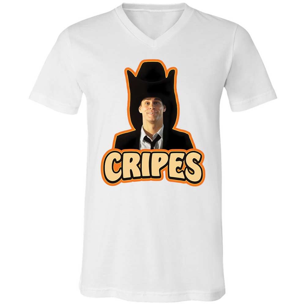 Unisex V-Neck T-Shirt - VUT5L4P6 - White - 16
