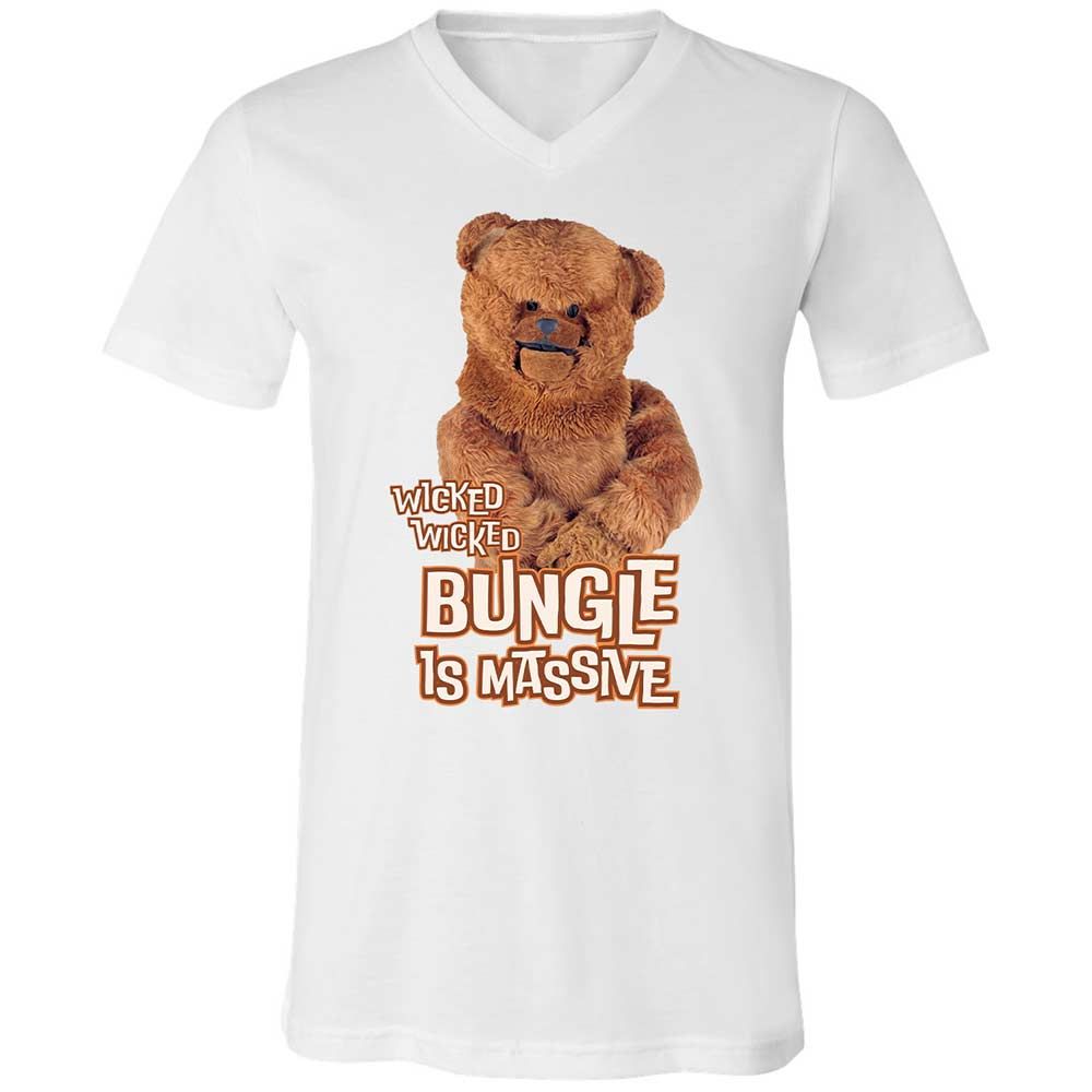 Unisex V-Neck T-Shirt - W3X7QGEV - White - 16