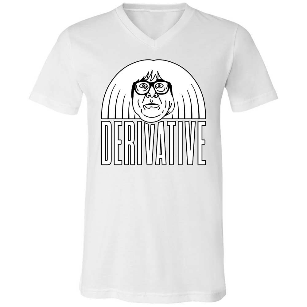 Unisex V-Neck T-Shirt - NCKZ2BPV - White - 16