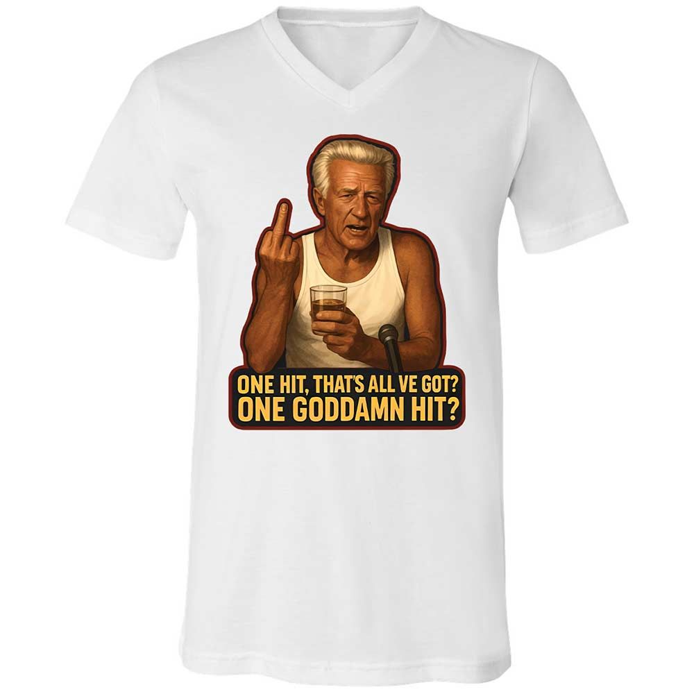 Unisex V-Neck T-Shirt - FVVQKLHZ - White - 16