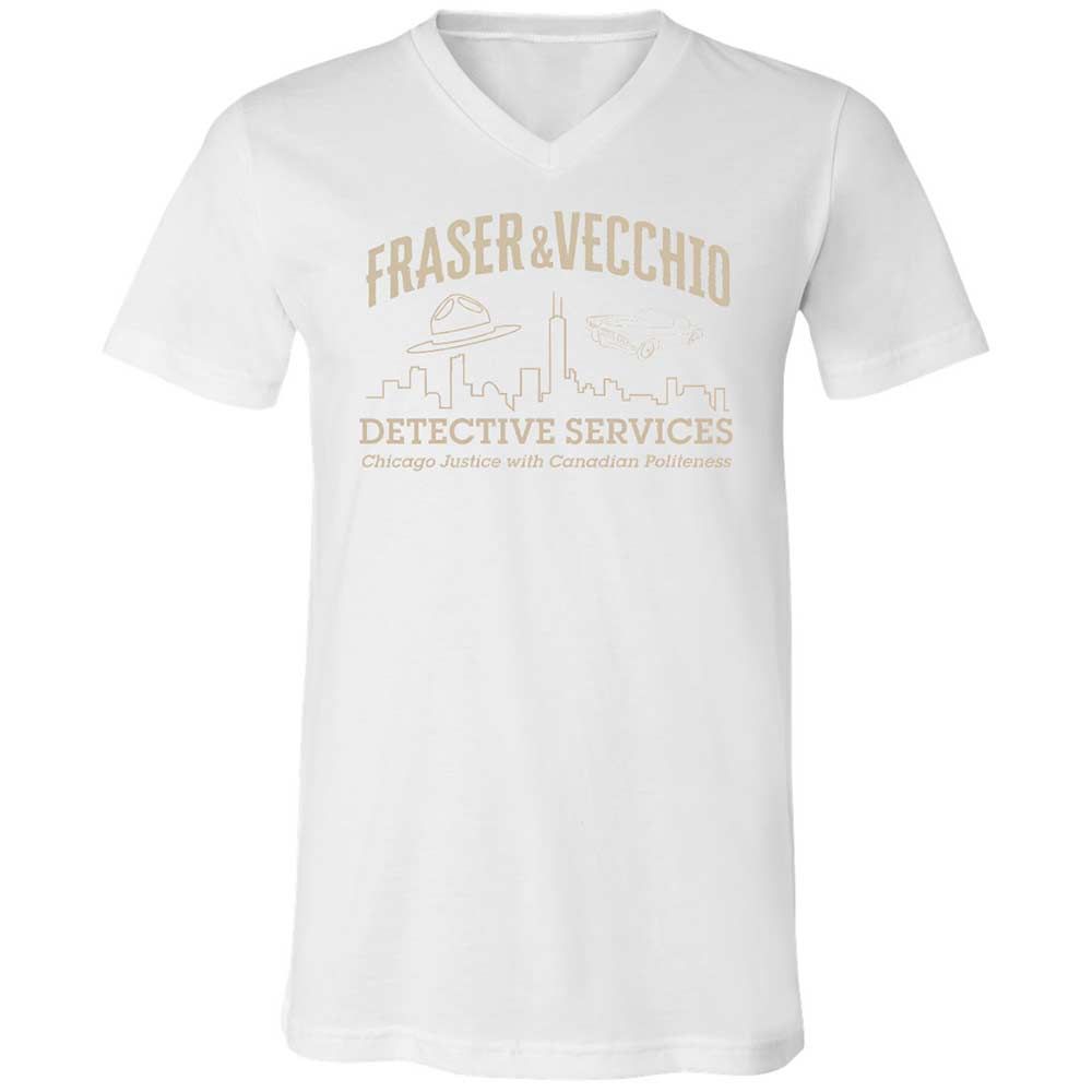 Unisex V-Neck T-Shirt - 6P42WTCT - White - 16