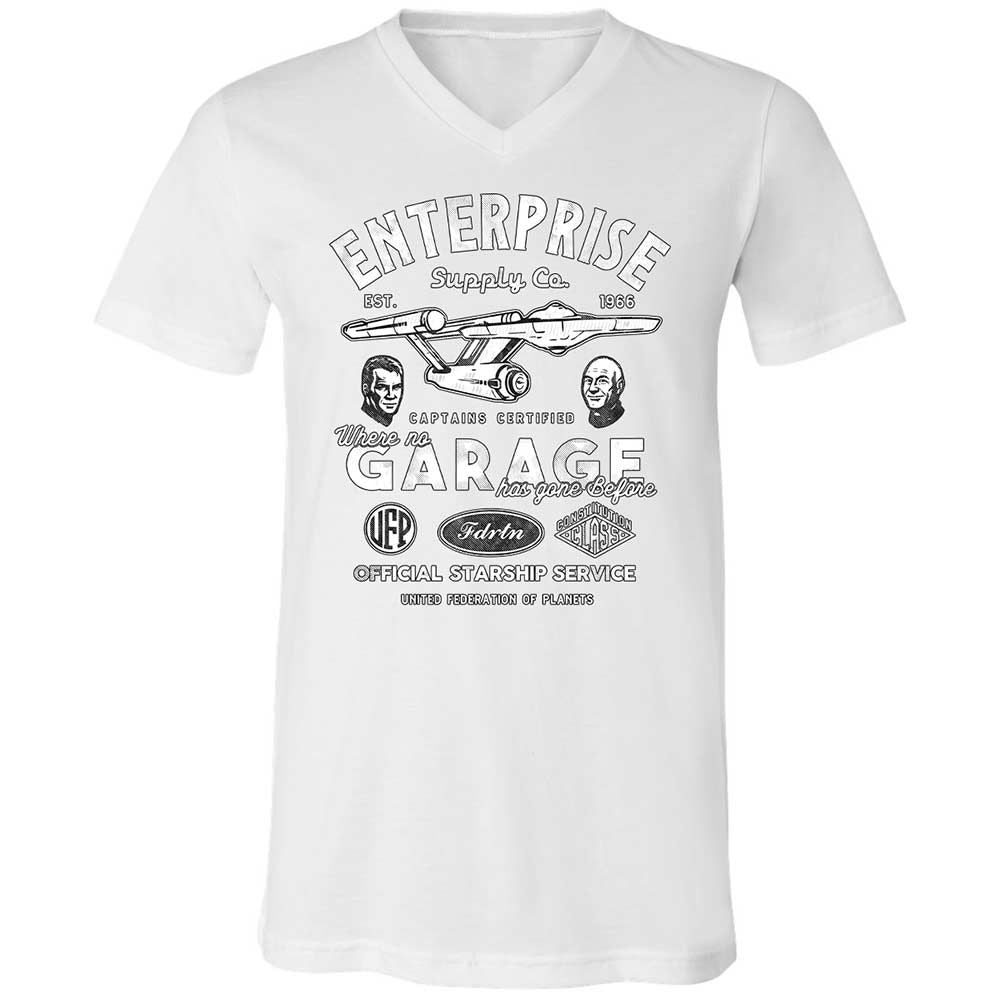 Unisex V-Neck T-Shirt - SWN6W8C2 - White - 16