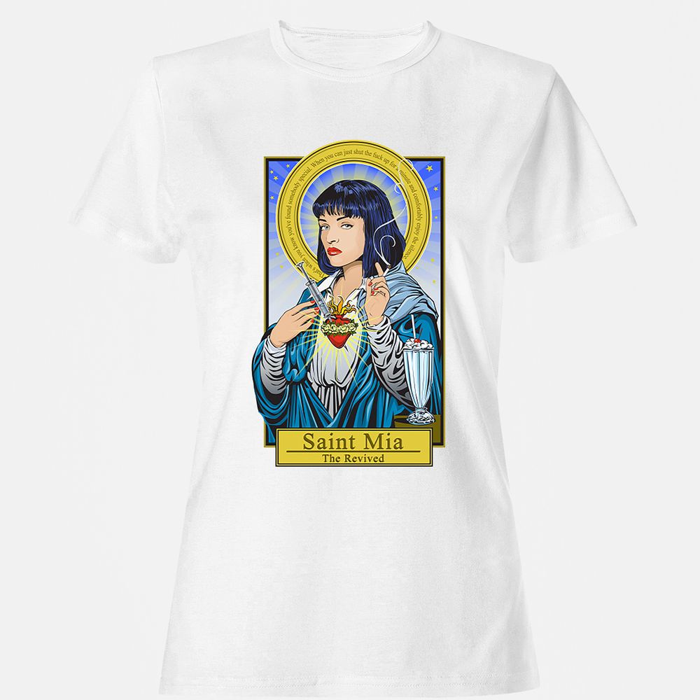 Women's T-Shirt - H87JDKXL - White - 16