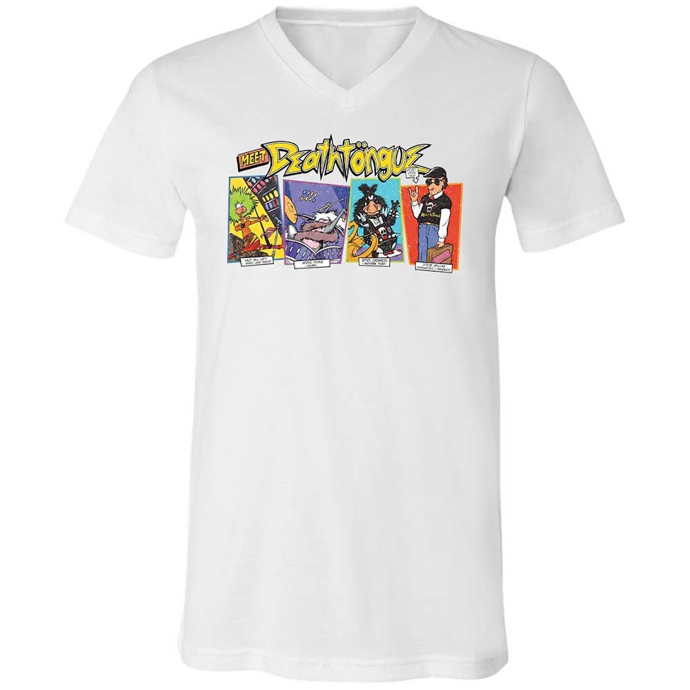Unisex V-Neck T-Shirt - G6F9M4P6 - White - 16