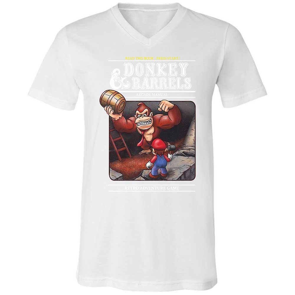 Unisex V-Neck T-Shirt - BPNR5HBT - White - 16
