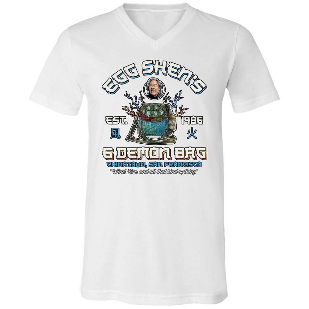 Unisex V-Neck T-Shirt - 7S2TJATG - White - 16