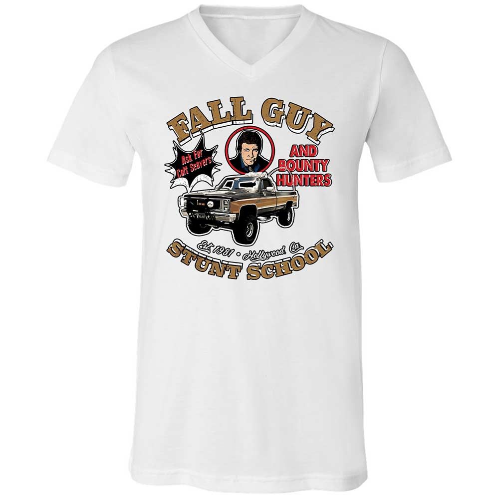 Unisex V-Neck T-Shirt - R7F1SAY7 - White - 16