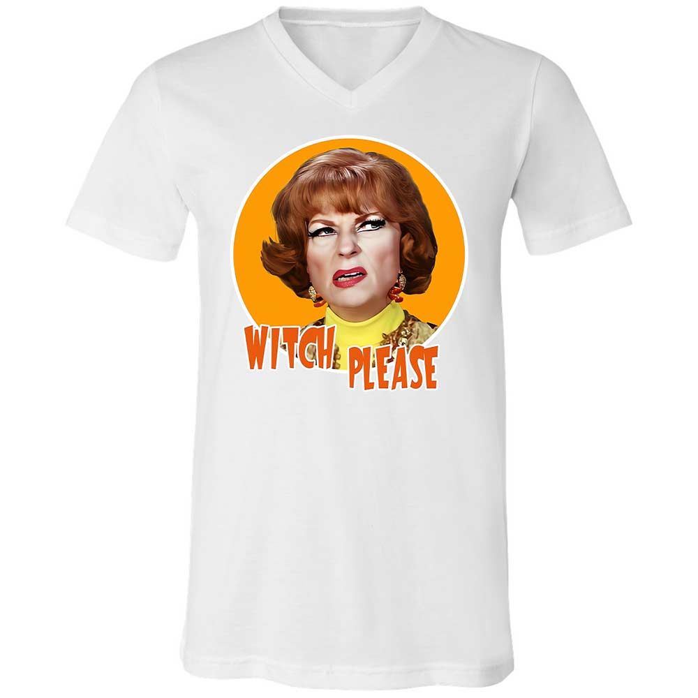 Unisex V-Neck T-Shirt - Y3EJEZ6C - White - 16