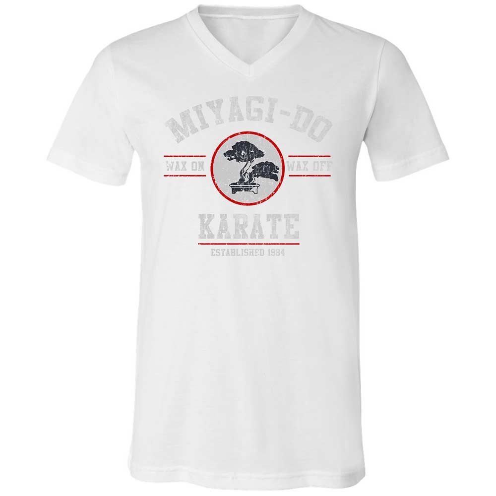 Unisex V-Neck T-Shirt - YSD1PHR9 - White - 16