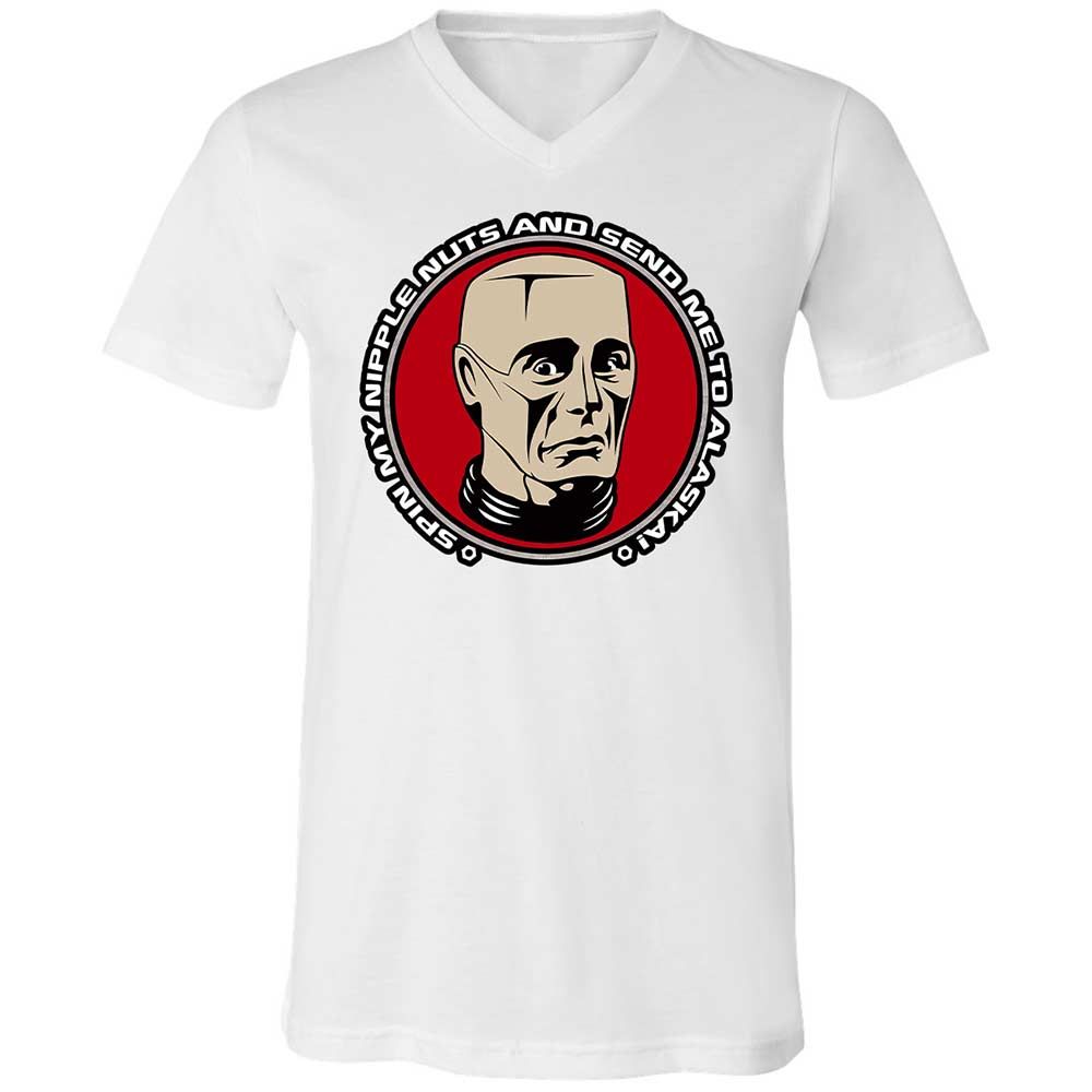 Unisex V-Neck T-Shirt - 3YL6Y5FR - White - 16