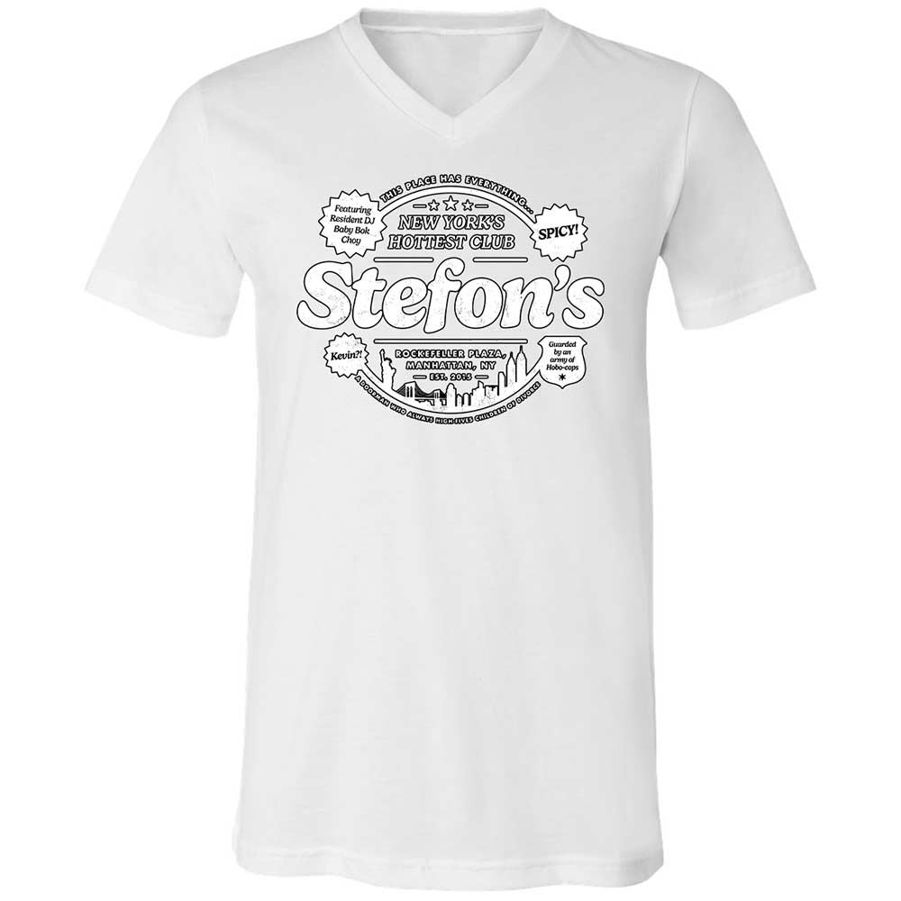 Unisex V-Neck T-Shirt - 38ZFR9DT - White - 16
