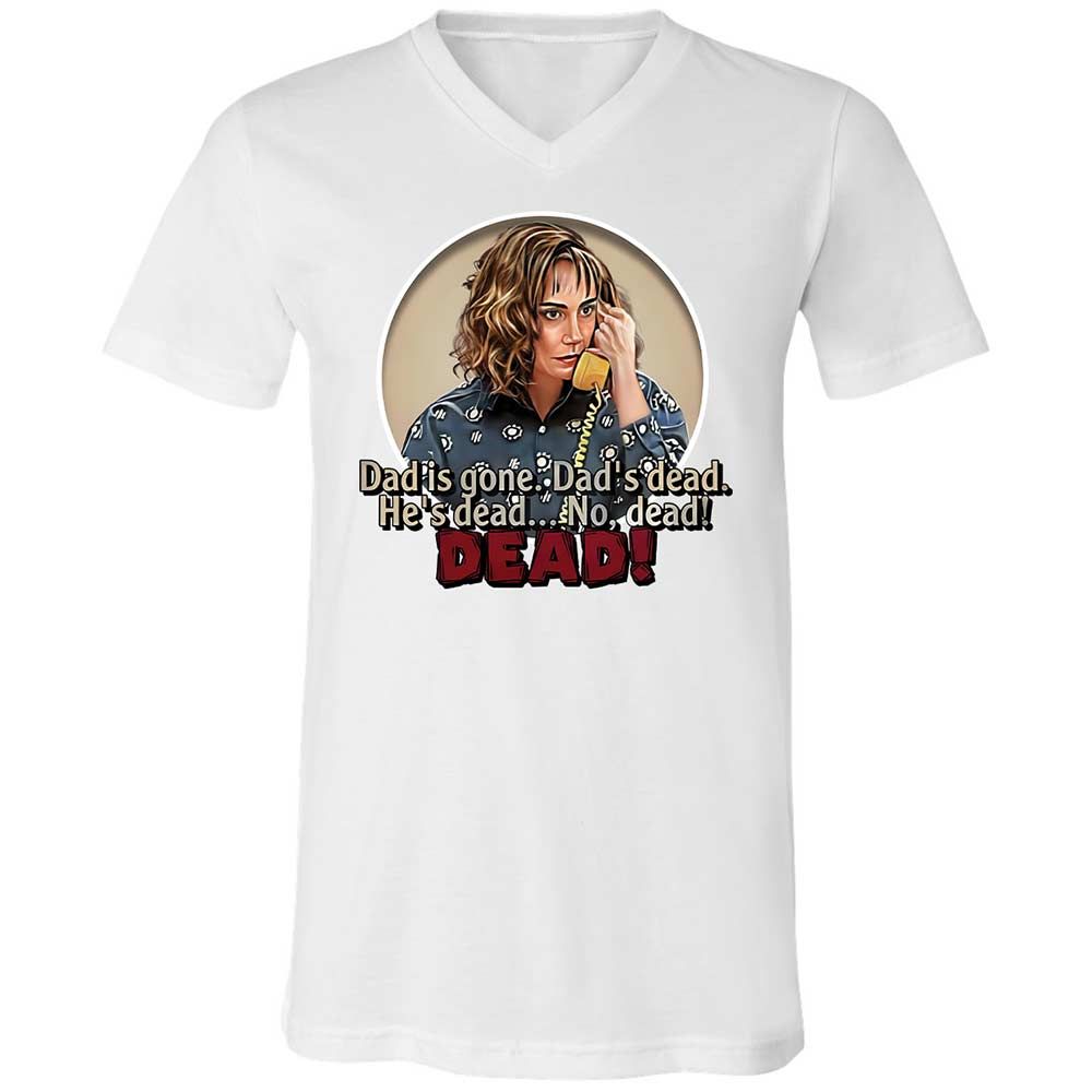 Unisex V-Neck T-Shirt - V4B2UKUN - White - 16
