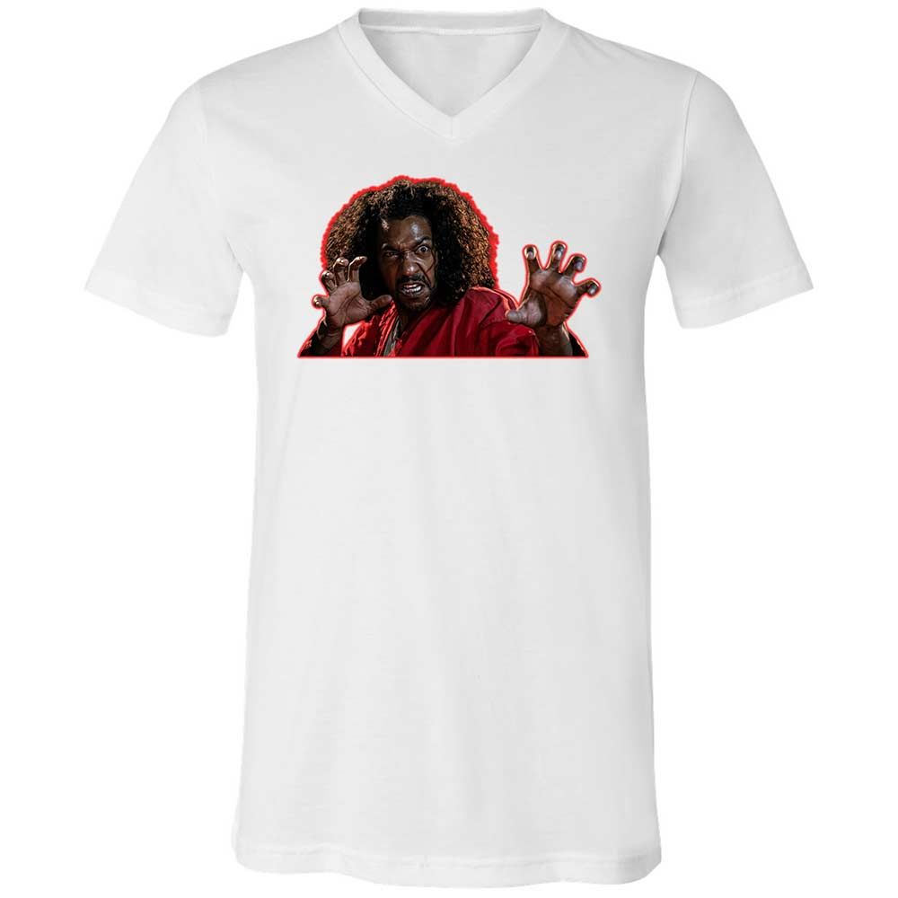 Unisex V-Neck T-Shirt - E8N5JLHV - White - 16