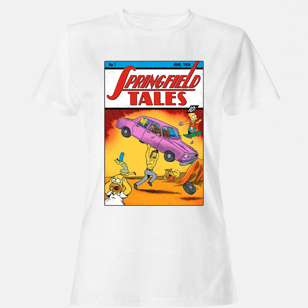 Women's T-Shirt - 7YJQMF7T - White - 16