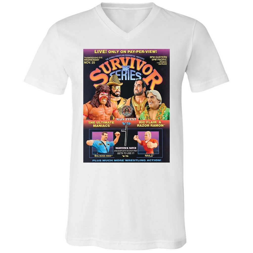 Unisex V-Neck T-Shirt - GNS2FWBD - White - 16