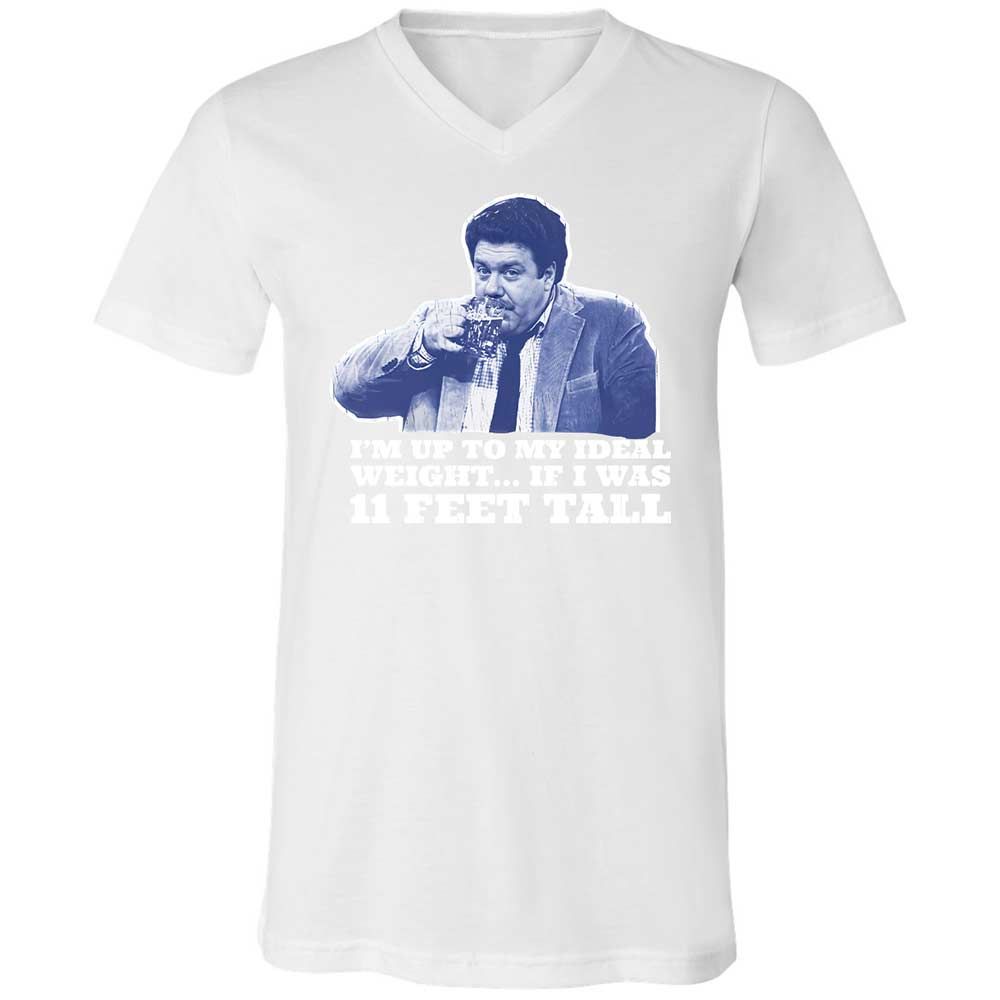 Unisex V-Neck T-Shirt - 8XVEJE6Q - White - 16