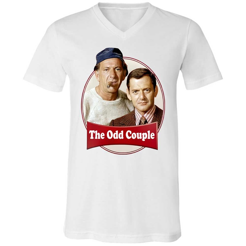 Unisex V-Neck T-Shirt - DC6EQ2KU - White - 16