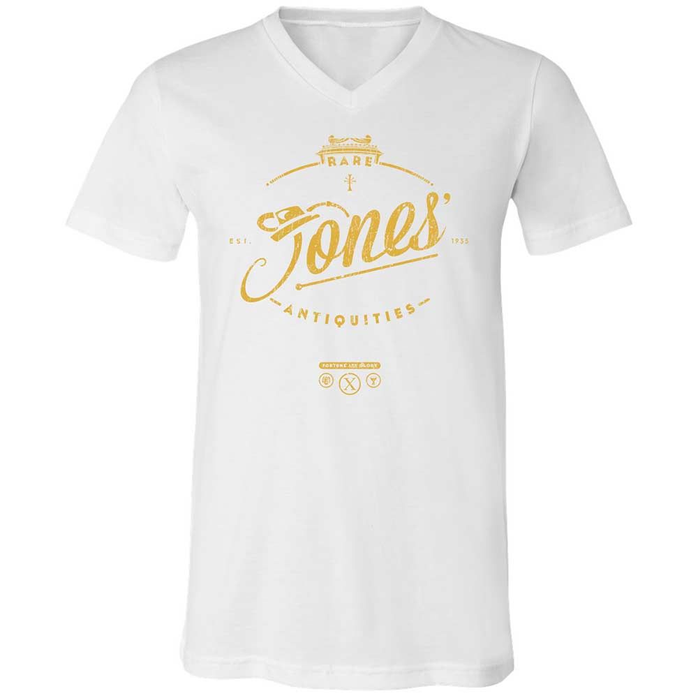 Unisex V-Neck T-Shirt - M6GULHET - White - 16
