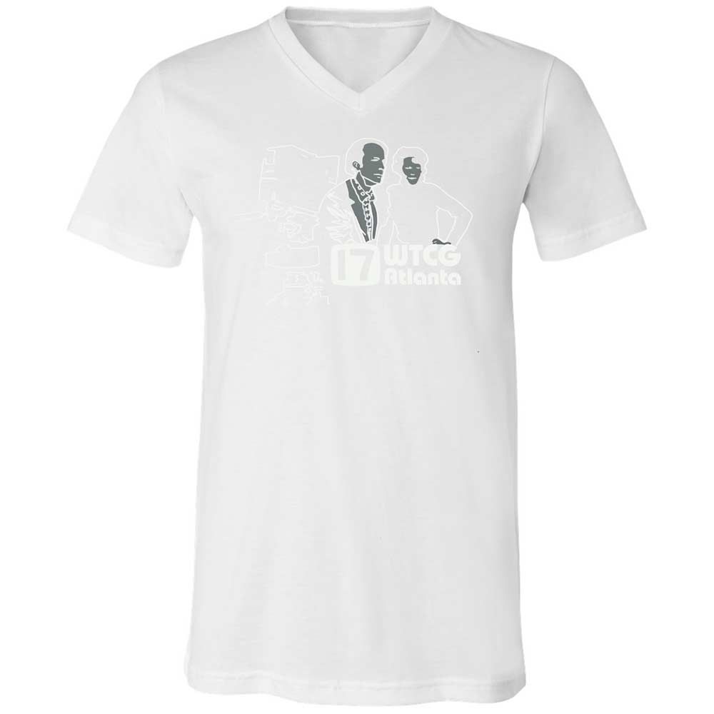 Unisex V-Neck T-Shirt - HRYXR2FE - White - 16