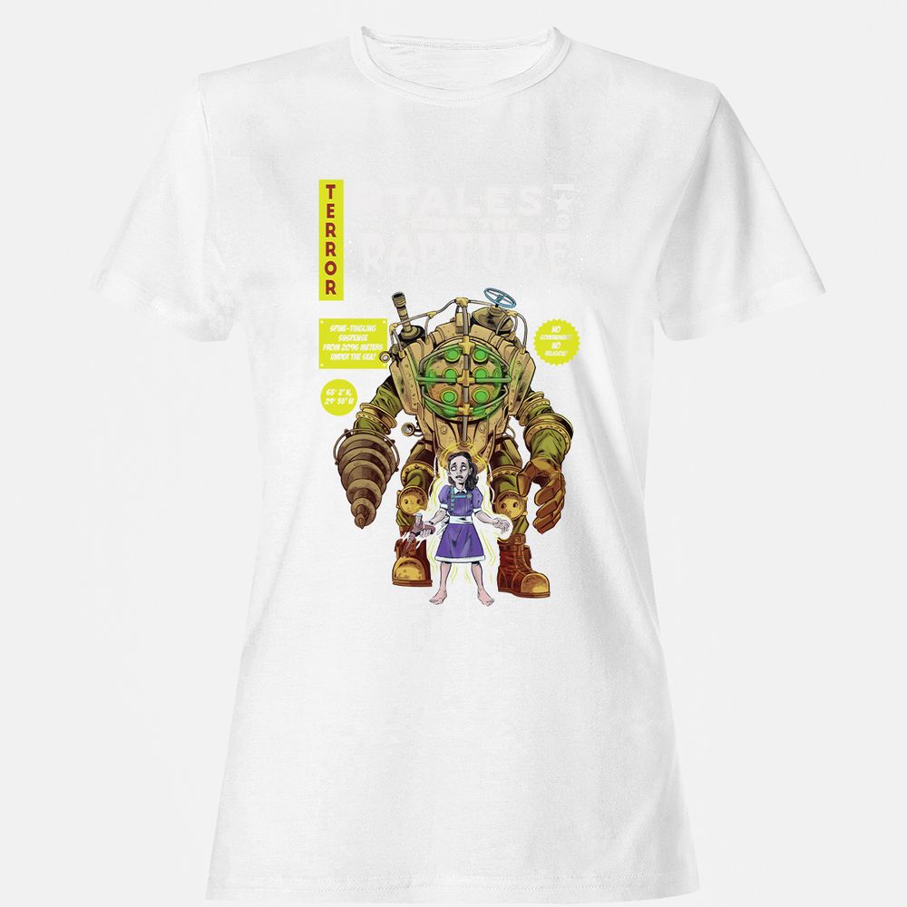Women's T-Shirt - 96FZEA7Q - White - 16