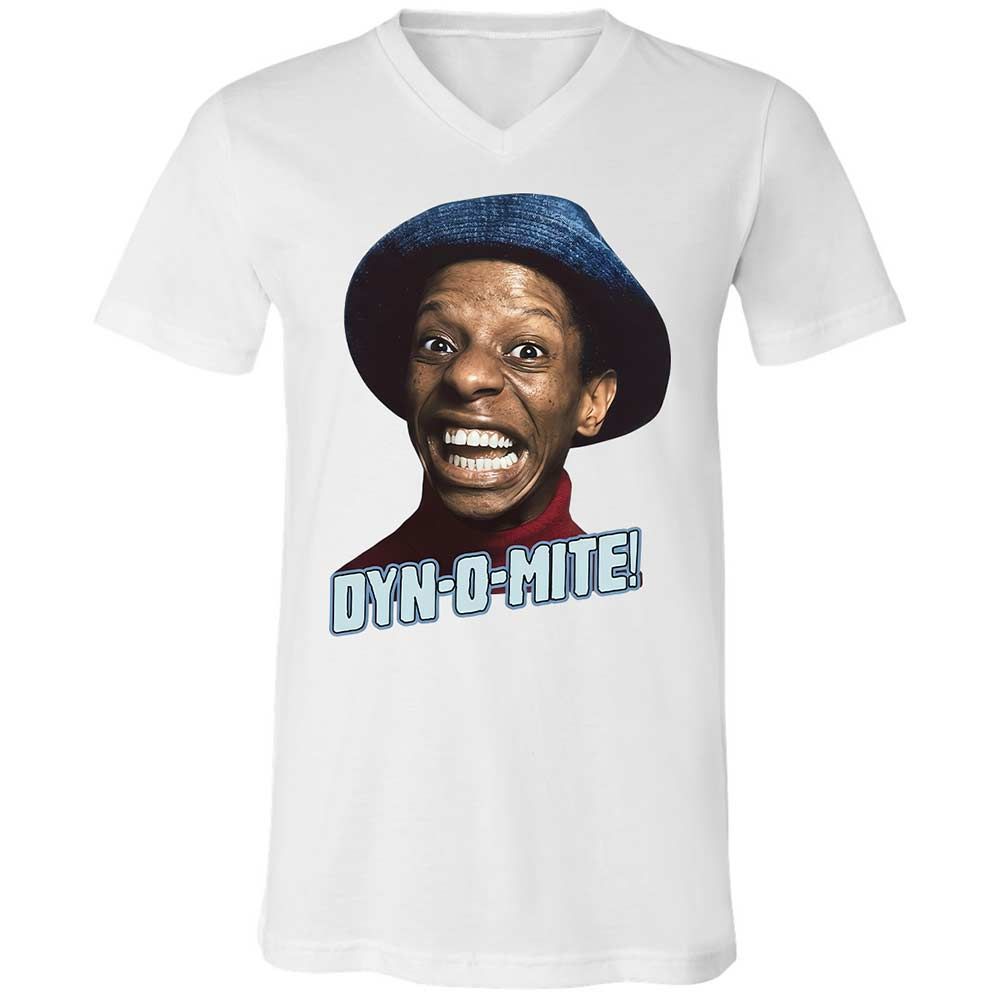 Unisex V-Neck T-Shirt - CCQ7XMJN - White - 16