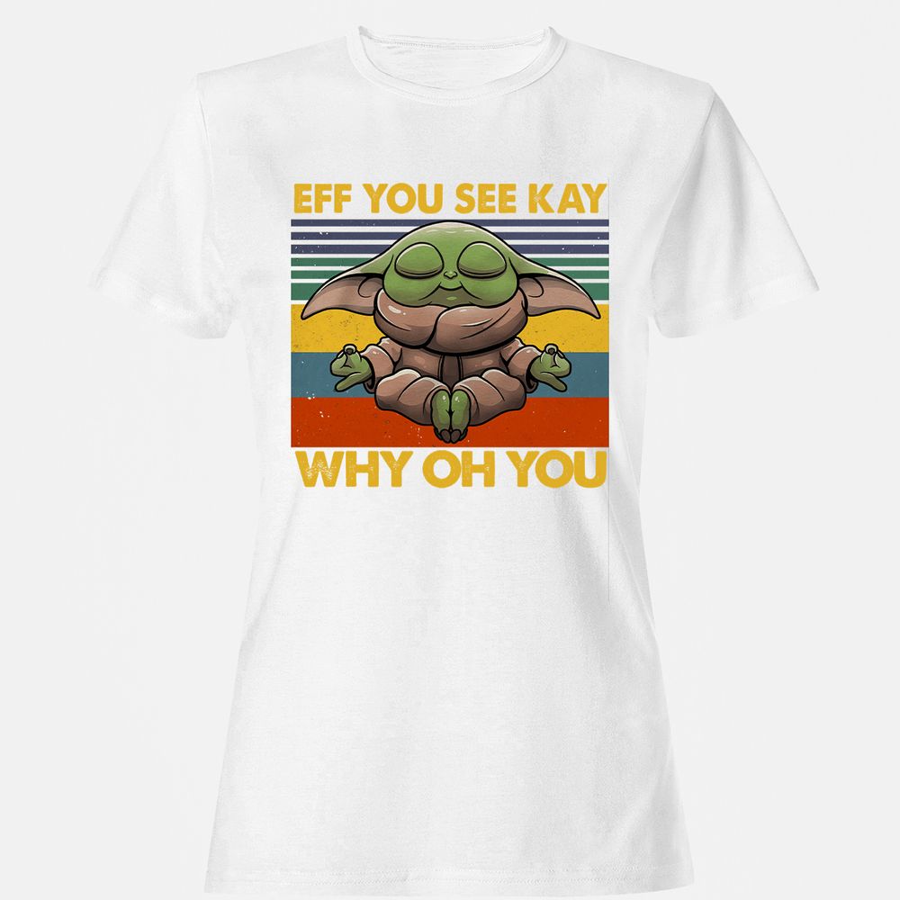 Women's T-Shirt - Y5F8AJ7P - White - 16