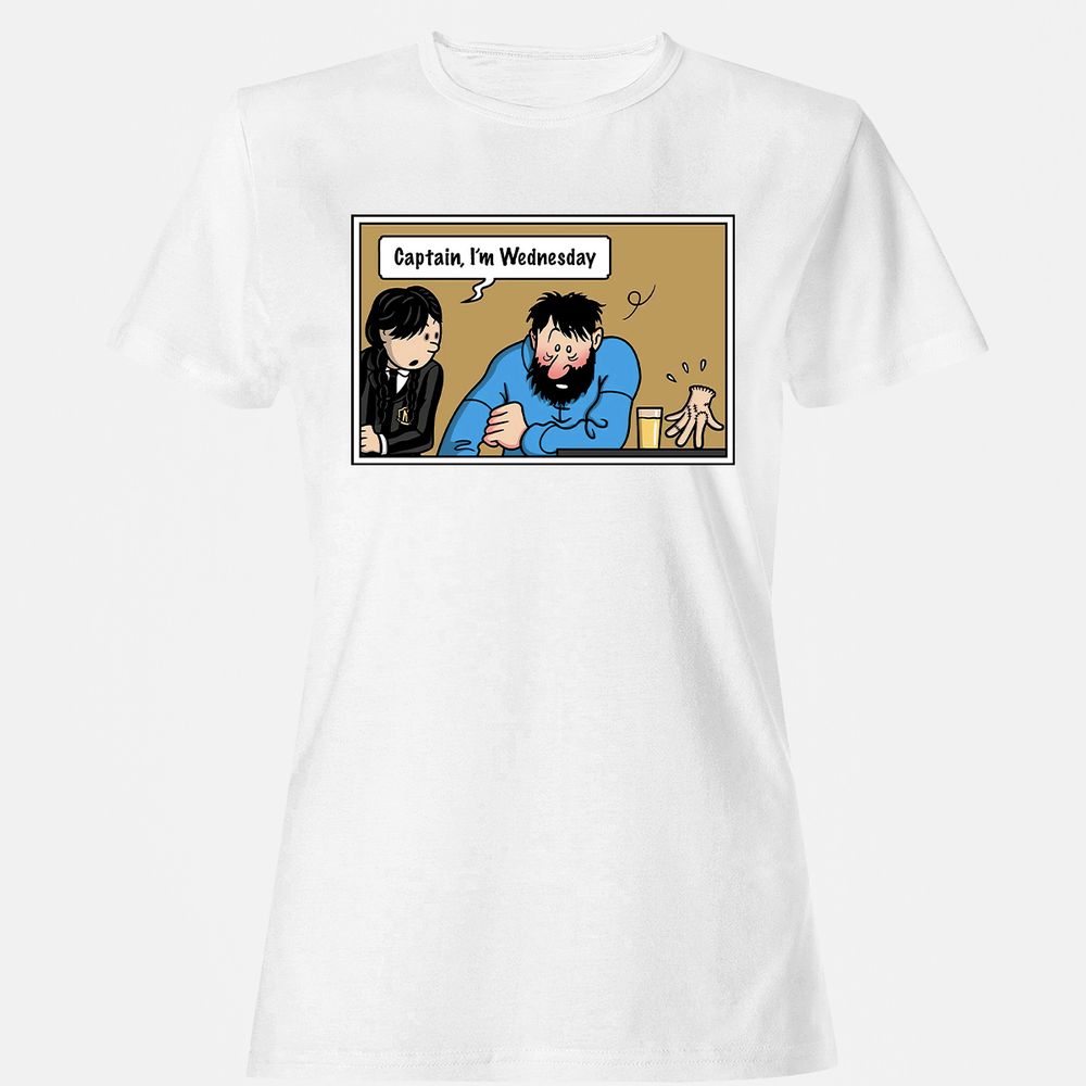 Women's T-Shirt - EQNFK7Y6 - White - 16