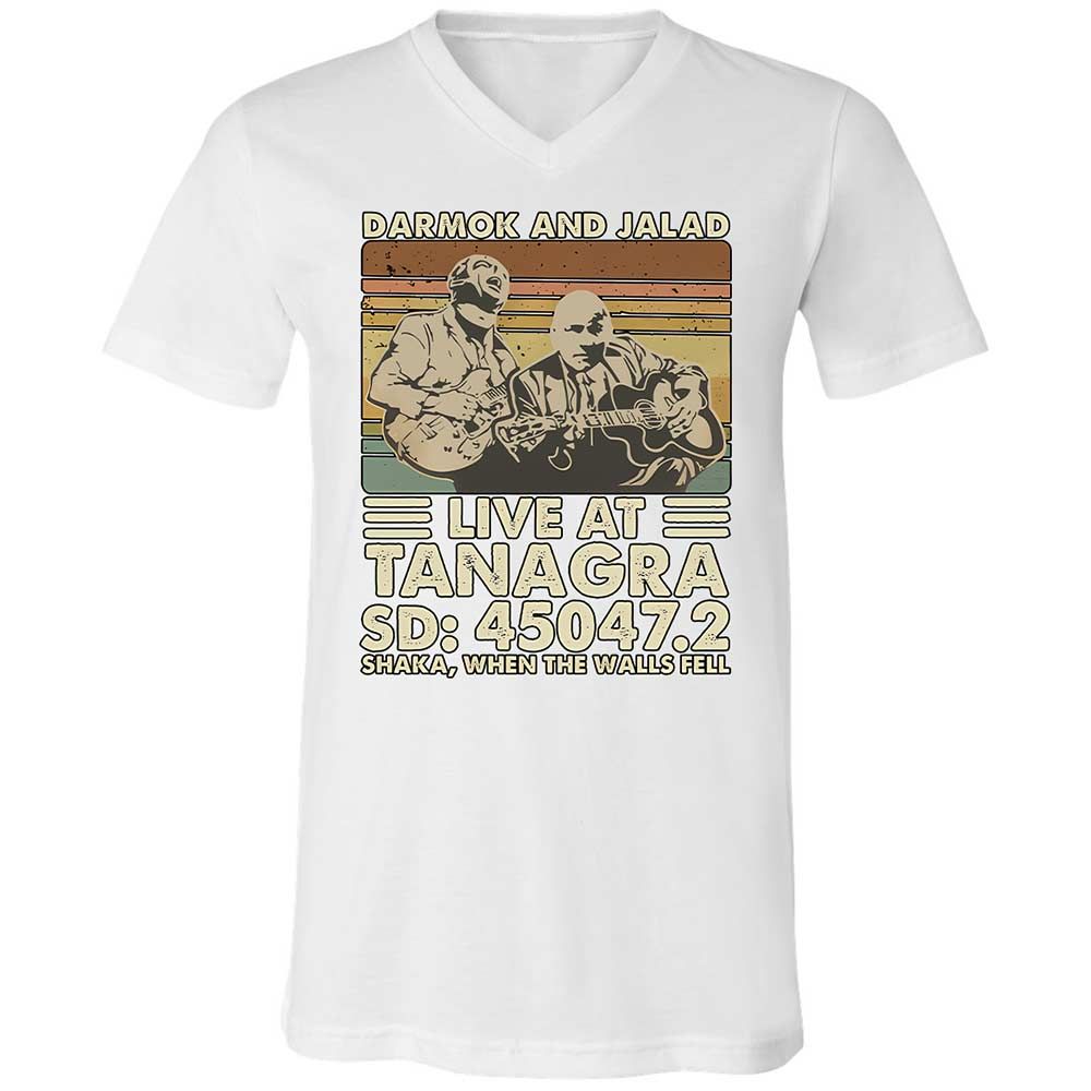 Unisex V-Neck T-Shirt - 1L2HHTDF - White - 16