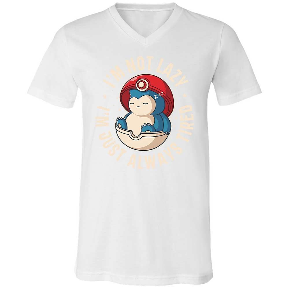 Unisex V-Neck T-Shirt - UT5T9K3M - White - 16