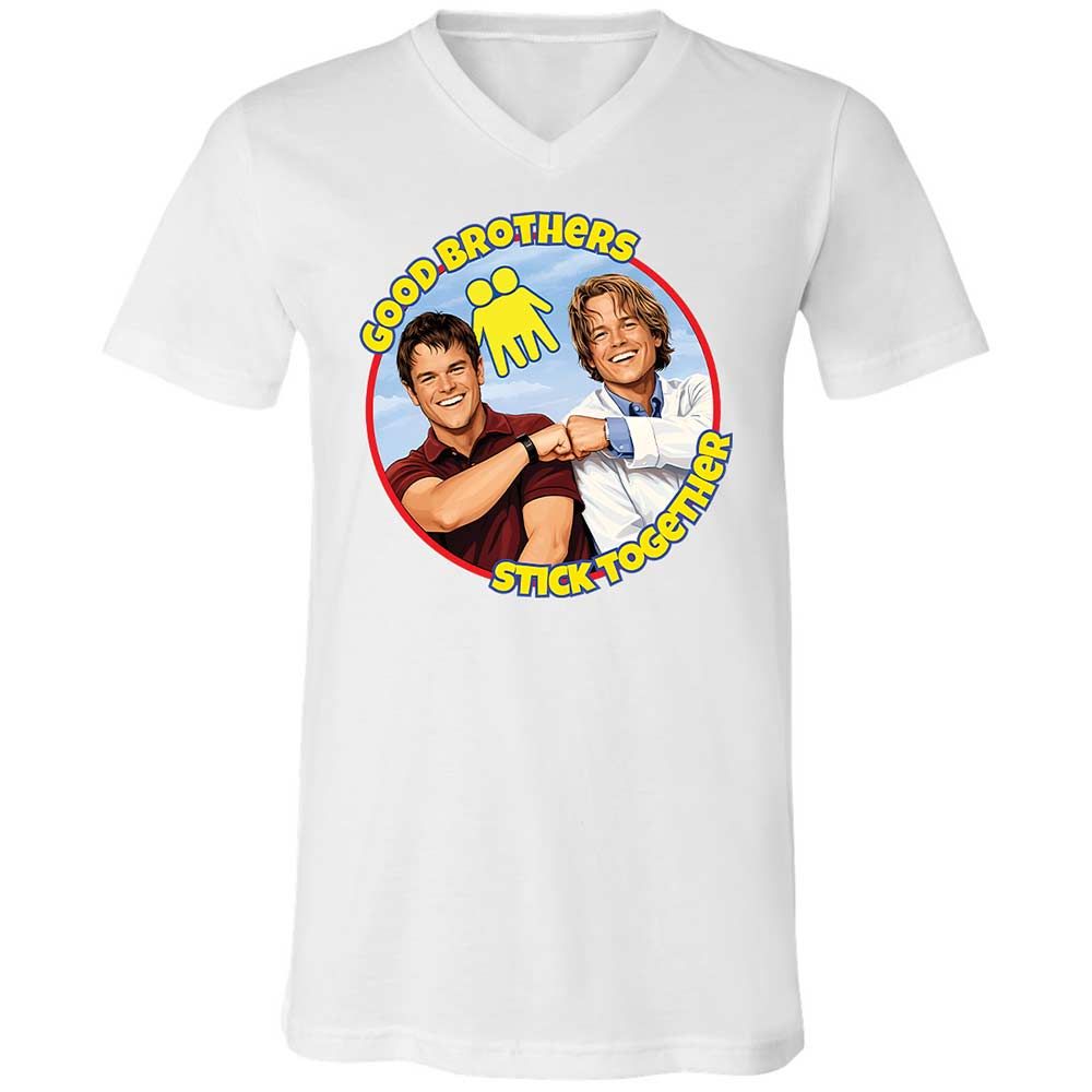 Unisex V-Neck T-Shirt - 9YXV6ECJ - White - 16