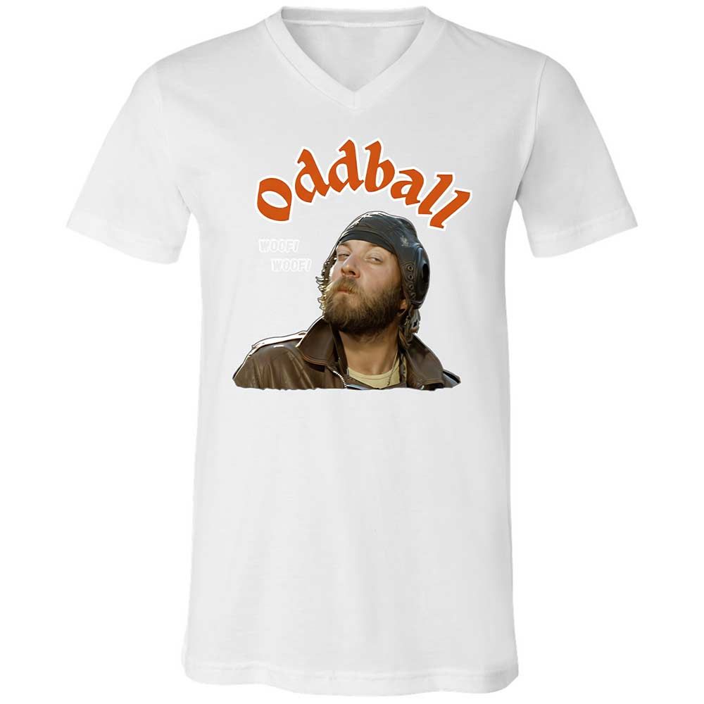 Unisex V-Neck T-Shirt - VAJ32SWQ - White - 16
