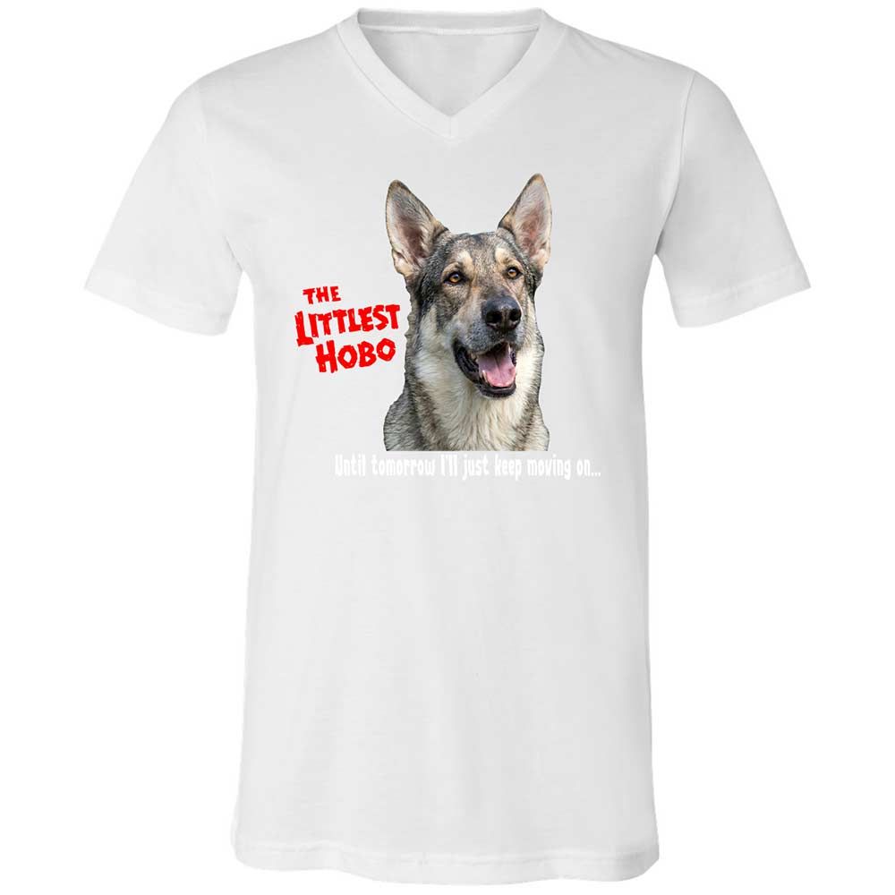 Unisex V-Neck T-Shirt - 17QFAPH8 - White - 16